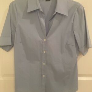 THEORY button down tailored short sleeve shirt
